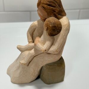 Willow Tree Mother and Child Sculpture in Natural Tones
